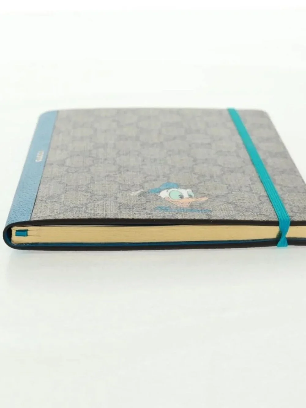 GUCCI GG Supreme Disney Note PVC Beige Auth 163733M